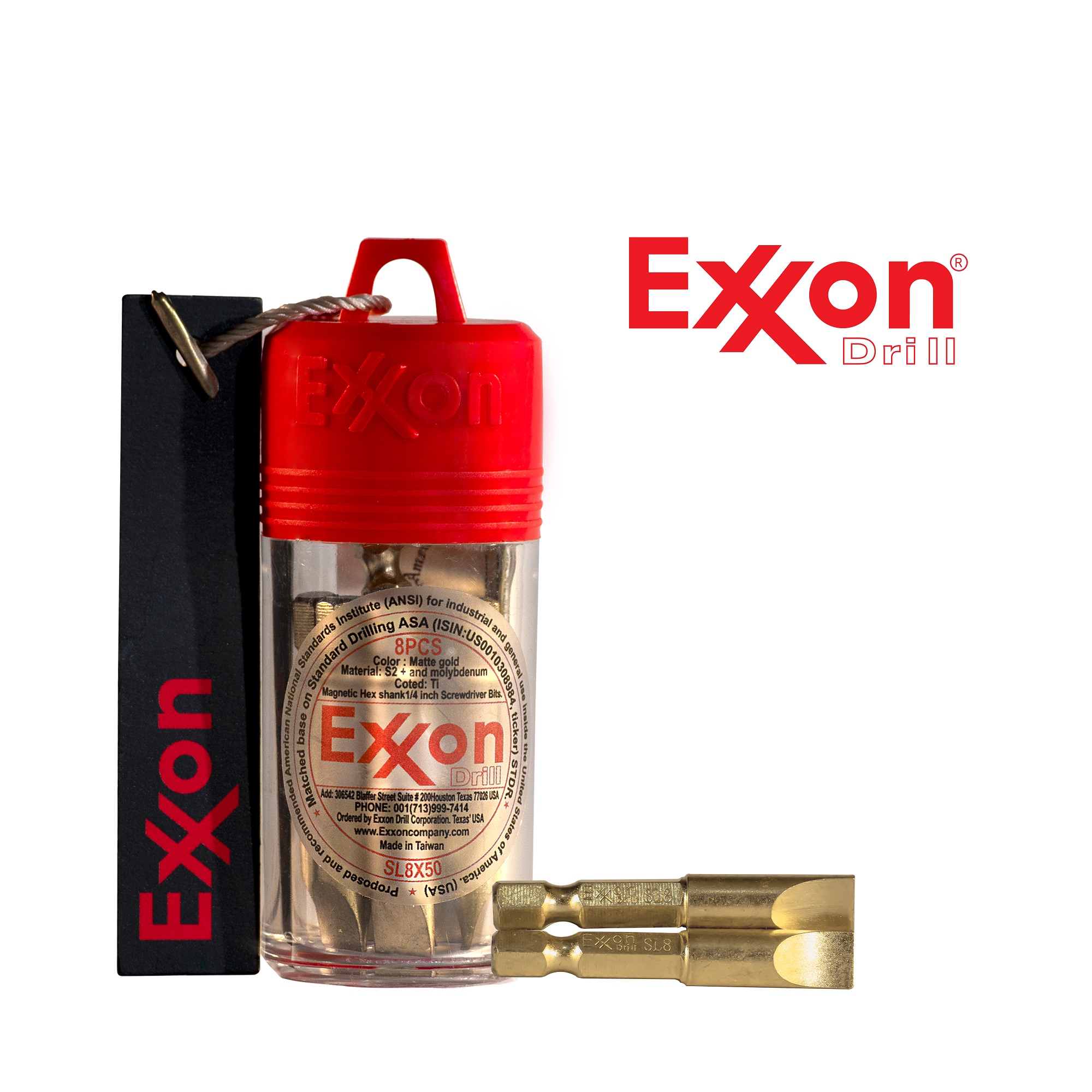 سر پیچ گوشتیSL8X50  ابزار اگزون سر پیچ گوشتی EXXON